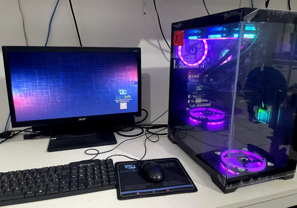PC gamer montado sob medida pela JC EletroInfo